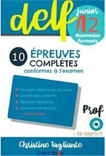 NOUVEAU DELF JUNIOR A2 10 EPREUVES COMPLETES PROFESSEUR