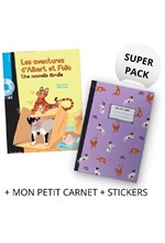 SUPER PACK ALBERT ET FOLIO (+ MON PETIT CARNET + STICKERS)