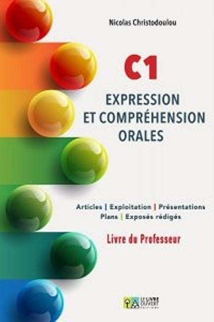 C1 - EXPRESSION ET COMPREHENSION ORALES PROFESSEUR