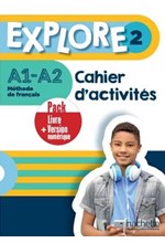 EXPLORE 2 SUPER PACK (LIVRE + CAHIER + LEXIQUE + DELF SCOLAIRE & JUNIOR A2 + CADEAU SURPRISE)