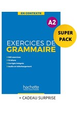 EXERCICES DE GRAMMAIRE EN CONTEXTE A2 SUPER PACK (+ CADEAU SURPRISE)