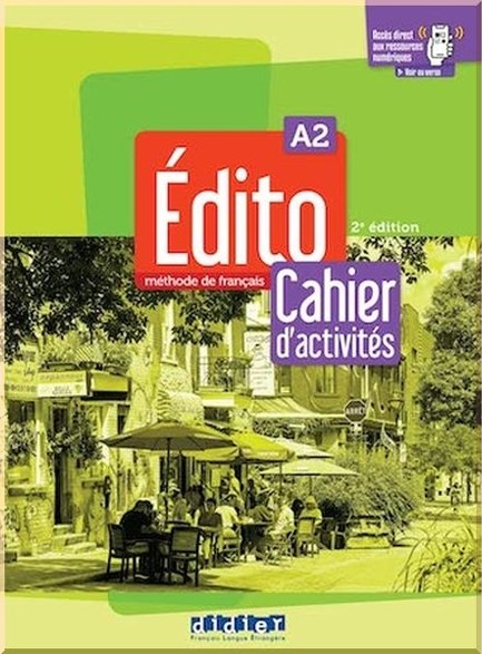 EDITO A2 CAHIER (+DIDIERFLE-APP.) 2ND ED