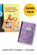 ALBERT ET FOLIO UNE NOUVELLE FAMILLE SUPER PACK (+ MON PETIT CARNET + STICKERS)