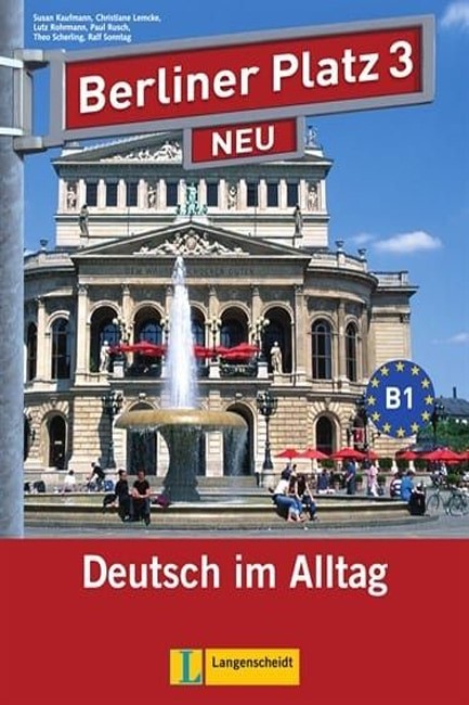 BERLINER PLATZ 3 KURSBUCH + ARBEITSBUCH (+ AUDIO CD (2)) NEU