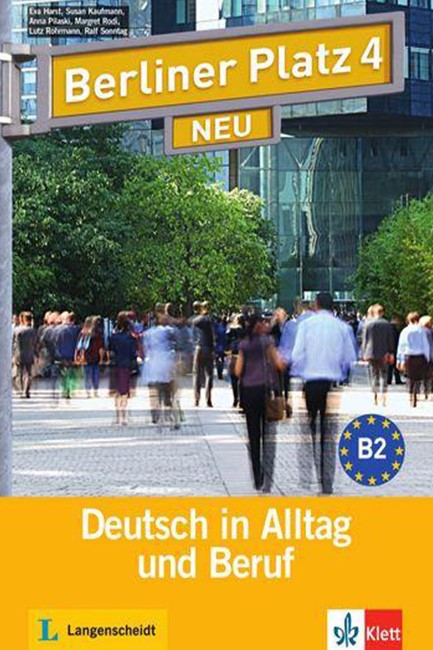 BERLINER PLATZ 4 KURSBUCH + ARBEITSBUCH (+ AUDIO CDS (2)) NEU