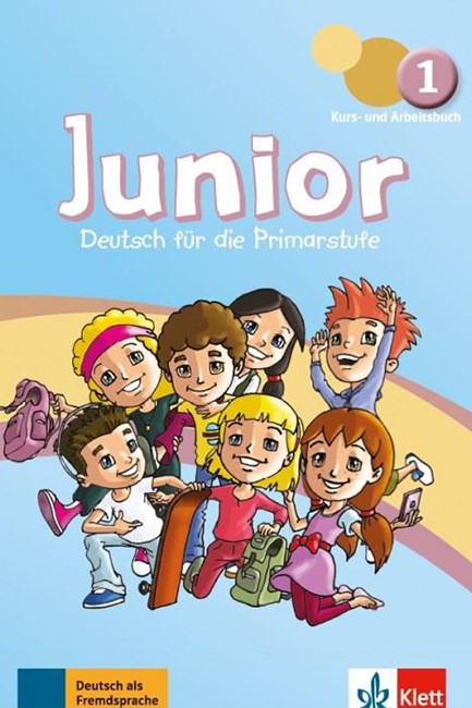 JUNIOR 1 KURSBUCH & ARBEITSBUCH (+Audios online + KLETT BOOK-APP)