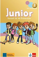 JUNIOR 2 KURSBUCH & ARBEITSBUCH (+Audios online + KLETT BOOK-APP)