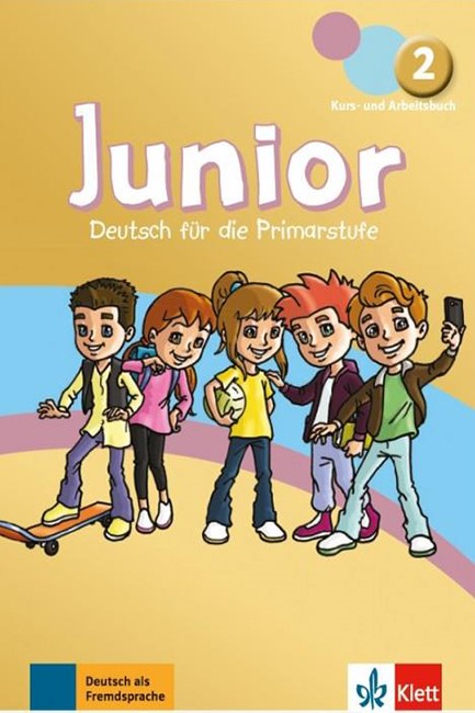 JUNIOR 2 KURSBUCH & ARBEITSBUCH (+Audios online + KLETT BOOK-APP)