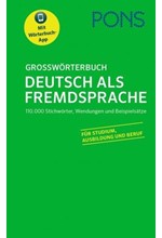 PONS GROSSWOERTERBUCH DEUTSCH ALS FREMDSPRACHE-MIT WORTERBUCH-APP HC