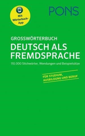 PONS GROSSWOERTERBUCH DEUTSCH ALS FREMDSPRACHE-MIT WORTERBUCH-APP HC