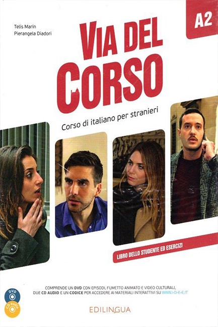 VIA DEL CORSO Α2 LIBRO DELLO STUDENTE ED ESERCIZI + CD + DVD