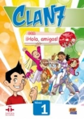 CLAN 7 HOLA AMIGOS 1 ALUMNO+CD-ROM