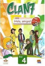 CLAN 7 HOLA AMIGOS 4 ALUMNO (+ CD-ROM)