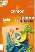 ΜΠΛΟΚ ΚΟΛΑΖ 25*35 10Φ.220γρ.CANSON KIDS