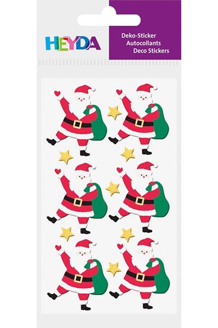 STICKERS HEYDA XMAS 3D ΑΓΙΟΣ ΒΑΣΙΛΗΣ