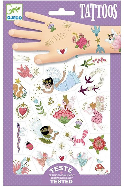 STICKERS TATTOO TEMPORARY DJECO ΝΕΡΑΙΔΕΣ