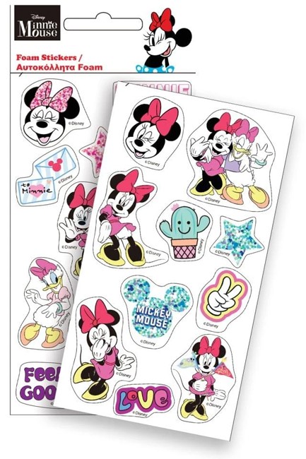 STICKERS GIM FOAM 1Φ.MINNIE