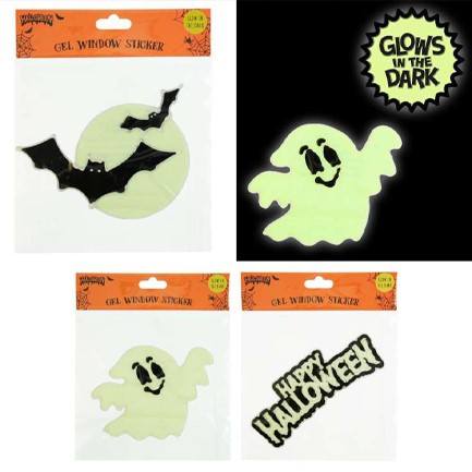 STICKERS GEL 20cm.HALLOWEEN 3 ΣΧΕΔΙΑ