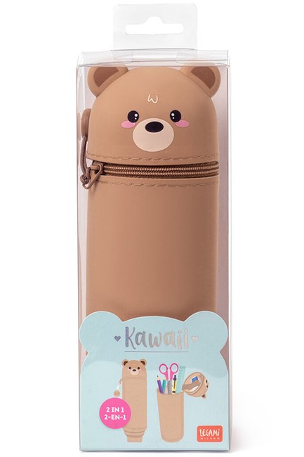 ΚΑΣΕΤΙΝΑ ΜΑΚΡΟΣΤΕΝΗ LEGAMI ΣΙΛΙΚΟΝΗΣ KA0011 KAWAII  2-IN-1 SOFT-TEDDY BEAR