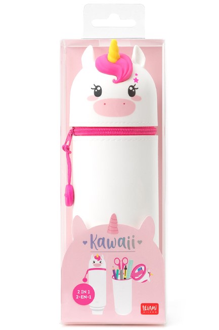 ΚΑΣΕΤΙΝΑ ΜΑΚΡΟΣΤΕΝΗ LEGAMI ΣΙΛΙΚΟΝΗΣ KA0005 KAWAII  2-IN-1 SOFT-UNICORN