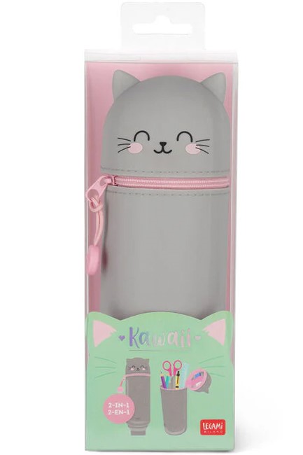 ΚΑΣΕΤΙΝΑ ΜΑΚΡΟΣΤΕΝΗ LEGAMI ΣΙΛΙΚΟΝΗΣ KA0016 KAWAII  2-IN-1 SOFT-KITTY