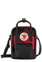 ΤΣΑΝΤΑ ΠΛΑΤΗΣ FJALLRAVEN KANKEN RE-WOOL SLING 23329-320-550 RED BLACK ΜΟΝΟΘΕΣΙΑΚΗ