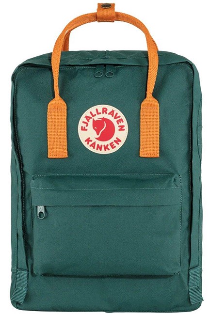 ΤΣΑΝΤΑ ΠΛΑΤΗΣ FJALLRAVEN KANKEN 23510-667-206 ARCTIC GREEN-SPICY ORANGE ΜΟΝΟΘΕΣΙΑΚΗ