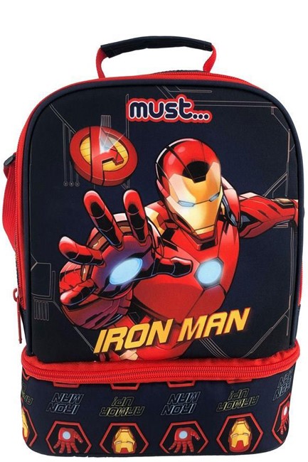 ΤΣΑΝΤΑ ΦΑΓΗΤΟΥ MUST MARVEL AVENGERS IRON MAN ΜΕ LED 000506240