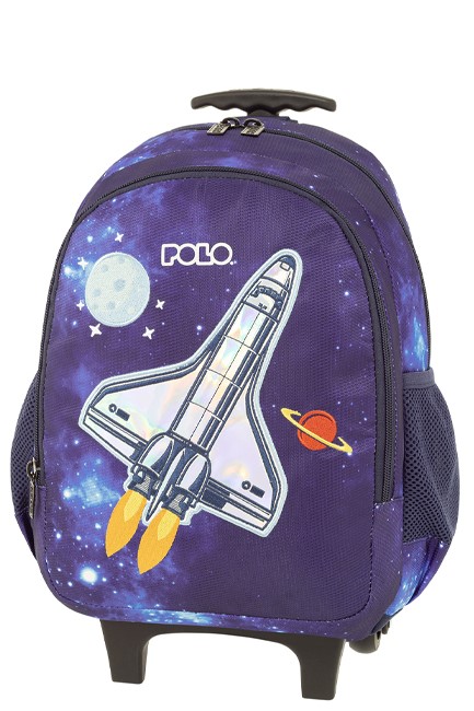 ΤΣΑΝΤΑ TROLLEY ΝΗΠΙΟΥ POLO JUNIOR FRENZI 901051-8301 SPACESHIP ΠΟΛΥΘΕΣΙΑΚΗ