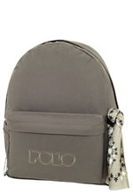 ΤΣΑΝΤΑ ΠΛΑΤΗΣ POLO BAG WITH SCARF 901135-2100 GREY ΜΟΝΟΘΕΣΙΑΚΗ