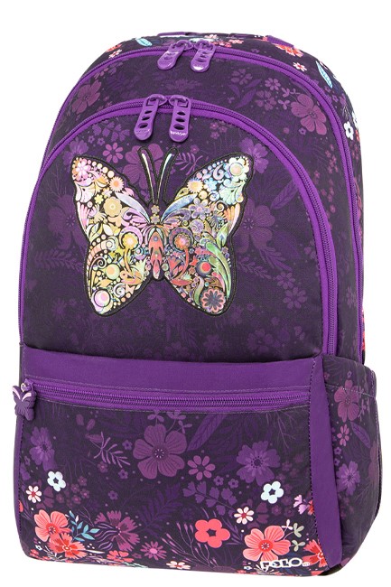 ΤΣΑΝΤΑ ΠΛΑΤΗΣ POLO YOUTH 901049-8295 BUTTERFLY PURPLE ΠΟΛΥΘΕΣΙΑΚΗ