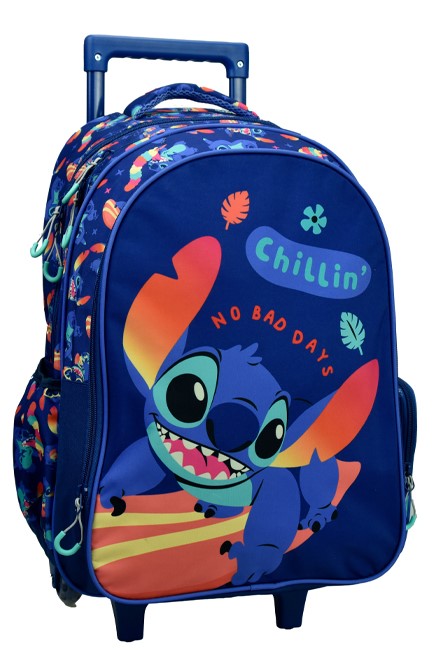 ΤΣΑΝΤΑ TROLLEY GIM STITCH CHILLIN NO BAD DAYS 342-00074 ΠΟΛΥΘΕΣΙΑΚΗ