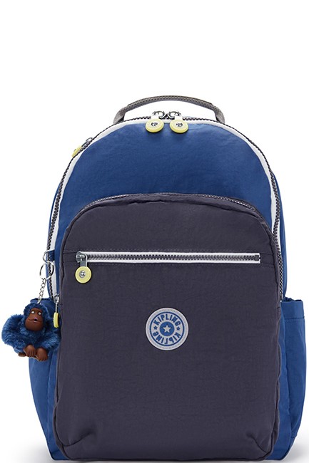 ΤΣΑΝΤΑ ΠΛΑΤΗΣ KIPLING SEOUL I5140-8FB FANTASY BLUE ΜΕ ΘΗΚΗ LAPTOP ΜΟΝΟΘΕΣΙΑΚΗ