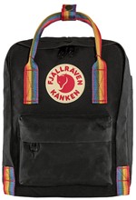 ΤΣΑΝΤΑ ΠΛΑΤΗΣ MINI FJALLRAVEN KANKEN RAINBOW 23621-550-907 BLACK-RAINBOW PATTERN ΜΟΝΟΘΕΣΙΑΚΗ