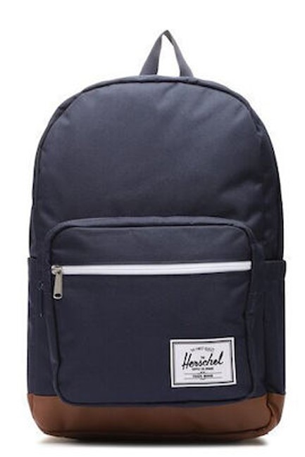 ΤΣΑΝΤΑ ΠΛΑΤΗΣ ΜΕ ΘΗΚΗ LAPTOP HERSCHEL POP QUIZ NAVY-TAN ΜΟΝΟΘΕΣΙΑΚΗ