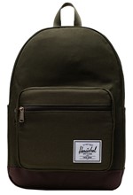 ΤΣΑΝΤΑ ΠΛΑΤΗΣ ΜΕ ΘΗΚΗ LAPTOP HERSCHEL POP QUIZ IVY GREEN-CHICORY COFFE ΜΟΝΟΘΕΣΙΑΚΗ