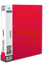 ΝΤΟΣΙΕ ΣΟΥΠΛ Α4 ΜΕ  80 ΔΙΑΦΑΝΕΙΣ ΘΗΚΕΣ METRON ΚΟΚΚΙΝΟ