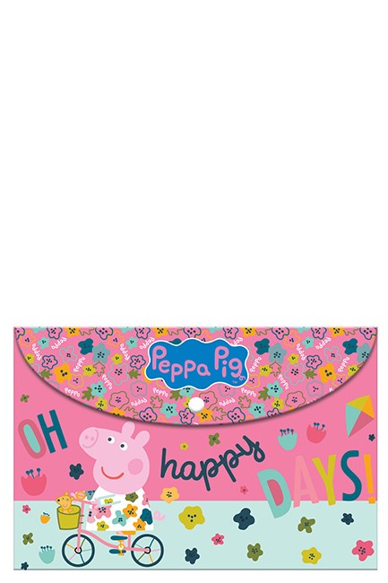 ΦΑΚΕΛΟΣ Α4 ΜΕ ΚΟΥΜΠΙ FANCY PEPPA PIG 000482706