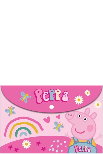 ΦΑΚΕΛΟΣ Α4 ΜΕ ΚΟΥΜΠΙ FANCY PEPPA PIG 000482761