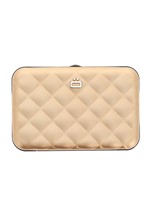 ΚΑΡΤΟΘΗΚΗ ΓΙΑ 10 ΚΑΡΤΕΣ ΜΕ ΚΑΠΑΚΙ OGON RFID SAFE QUILTED PINK GOLD