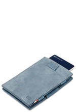 ΚΑΡΤΟΘΗΚΗ ΓΙΑ 12 ΚΑΡΤΕΣ LEATHER GARZINI MAGIC WALLET RFID SAFE CAVARE VINTAGE SAPPHIRE BLUE