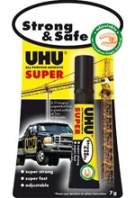 ΚΟΛΛΑ ΡΕΥΣΤΗ UHU SUPER GLUE 7γρ.STRONG & SAFE