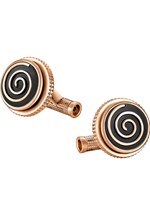 MONT BLANC ΜΑΝΙΚΕΤΟΚΟΥΜΠΑ ROUND WITH RED-GOLD PVD MOTIF SPIRAL 114780