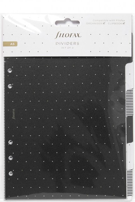 FILOFAX A5 ΔΙΑΧΩΡΙΣΤΙΚΑ 6 ΘΕΜΑΤΩΝ  MOONLIGHT     