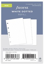 FILOFAX ΜΙΝΙ ΣΗΜΕΙΩΣΕΙΣ WHITE DOTTED       