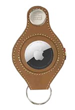 ΜΠΡΕΛΟΚ ΔΕΡΜΑΤΙΝΟ GARZINI LUSSO AIRTAG VINTAGE CAMEL BROWN