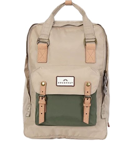 ΣΑΚΙΔΙΟ ΜΕ ΘΗΚΗ LAPTOP DOUGHNUT MACAROON 51475 JUNGLE SERIES BEIGE