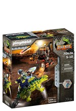 PLAYMOBIL DINOS RISE-70626 ΑΓΚΥΛΟΣΑΥΡΟΣ ΜΕ ΜΑΧΗΤΗ ΕΝΑΝΤΙΟΝ ΡΟΜΠΟΤ