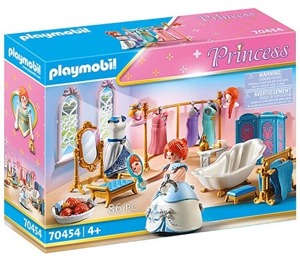 PLAYMOBIL ΠΡΙΓΚΙΠΙΚΟ ΠΑΛΑΤΙ-70454 ΠΡΙΓΚΙΠΙΚΟ ΛΟΥΤΡΟ ΜΕ ΒΕΣΤΙΑΡΙΟ