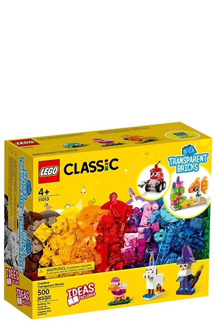 LEGO CLASSIC-11013 CREATIVE TRANSPARENT BRICKS